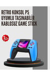 Nostaljik Mini GamePad | 520 Hazır Oyun, Tak ve Oyna