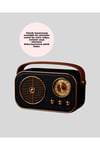 Nostaljik Retro Radyo – Bluetooth, USB ve FM Özellikli Şık Tasarım