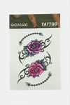 NRTMSA Gül Tattoo (191139) Dövme Sticker-Beyaz