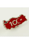 NRZSNT Cumhuriyetin 100. Yılına Özel Yaka (10531) Rozet-Gümüş Rengi