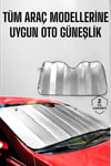 Oto Güneşlik Tüm Araç Tiplerine Uygun Isı Önleyici Uyumlu