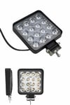 Oto Lamba 10 Led Işık Ayarlanabilir Yüksek Aydınlatmalı Beyaz Far