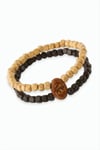 Oval Bambu Ahşap Bileklik 6 mm