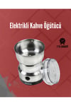 Paslanmaz Çelik Elektrikli Kahve Değirmeni | Sessiz, Hızlı, Çok Amaçlı Öğütücü (200W)