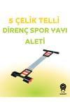 Paslanmaz Çelik Yaylı Çoklu Dirençli Kol ve Gövde Egzersiz Aleti