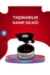 Piknik ve Doğa Yürüyüşü İçin Taşınabilir Kamp Ocağı