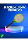 Pil ile Çalışan Elektrikli Sivrisinek Raketi | Kimyasal İçermeyen Hijyenik Çözüm