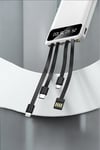 Powerbank 20.000 Mah LCD Ekran USB Lightning Type-C Uyumlu İOS ve Android