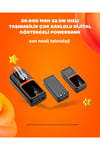 Powerbank 20000 mAh | 22.5W Hızlı Şarj, Dahili Kablolu, LCD Ekranlı Şarj Cihazı
