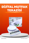 Pratik ve Şık Tasarımıyla Dijital Mutfak Tartısı