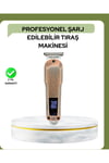 Profesyonel 7000RPM Saç Kesim Makinesi – Type-C Şarjlı, LCD Ekranlı, 4 Kademeli Ayar