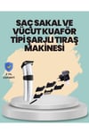 Profesyonel Erkek Tıraş Makinesi – Kablosuz, Paslanmaz Bıçaklı ve Tam Aksesuar