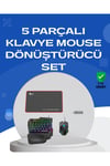 Profesyonel Mobil Oyun Seti | Yüksek DPI Mouse + Ergonomik Klavye