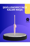 Profesyonel Saç Maşası 9mm Seramik Kaplama İnce Bukle Maşası