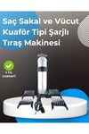 Profesyonel Saç ve Sakal Tıraş Makinesi – Tam Aksesuar Setli