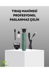 Profesyonel Şarjlı Tıraş Makinesi – 180 Dakika Kullanım, 2.5 Saat Hızlı Şarj, Evrensel USB Şarj Giri