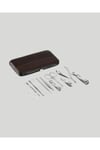 Profesyonel Tırnak Bakım Seti Çelik Aletli Şık Deri Çantalı
