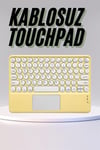 Profesyonel Wifi Q Klavye Bluetooth Klavye Touchpad 10.8 Inç