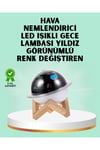 Projektör ışığı bulunan USB bağlantılı mini aromaterapi destekli hava nemlendirici