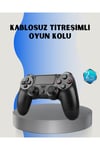 PS4 Uyumlu Kablosuz Oyun Kolu – Gerçekçi Titreşimli Geri Bildirim