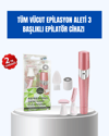 Pürüzsüz Cilt İçin Çok Fonksiyonlu Epilasyon Aleti