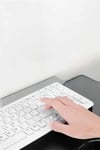 Q Klavye Beyaz Klavye Ve Mouse Seti Kablosuz USB Girişli