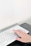 Q Klavye Beyaz Klavye Ve Mouse Seti Kablosuz USB Girişli