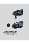 Q28 Motosiklet Kask Bluetooth Kulaklık Full HD 1080P Kamera