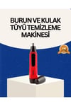 Raks Kırmızı Tüy Temizleme Cihazı Kulak Burun Pilli Ergonomik