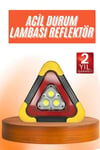 Reflektör Güneş Enerjili Taşınabilir Portatif Acil Güvenlik Işığı Araba Acil Uyarı Işığı