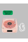 Retro Bluetooth Hoparlör – Kristal Ses, Gece Lambası, Saatli Tasarım