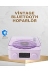 Retro Pikap Tasarımlı Bluetooth Hoparlör – Projektörlü Şarjlı Lamba