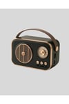 Retro Tarz Kablosuz Radyo – Bluetooth, USB ve TF Kart Girişli