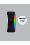RGB Işıklı Çift Hoparlörlü Taşınabilir Bluetooth Speaker ve Mikrofon