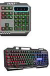 RGB Işıklı Gaming Oyuncu Klavye Q Klavye Mouse Hediyeli