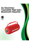 RGB Işıklı Taşınabilir Hoparlör – Çoklu Bağlantı Desteği