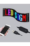 RGB LED Panel – Mobil Uyumlu, Yazı ve GIF Destekli, USB Bağlantılı Dekoratif Ekran