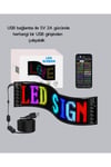 RGB LED Panel – USB Güç Girişli, GIF ve Yazı Gösterimli Akıllı Ekran