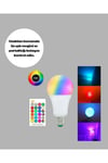 RGB Uzaktan Kumandalı LED Ampul 16 Renk A Kalite 2025 Model Orijinal