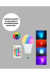 RGB Uzaktan Kumandalı LED Ampul 16 Renkli A Kalite Orijinal
