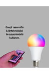 RGB Uzaktan Kumandalı LED Ampul 16 Renk A Kalite 2025 Model Orijinal