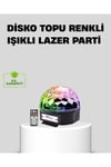 Ritim Hassasiyetli Bluetooth Hoparlörlü Disko Işığı Döner LED Efektli