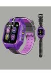 S10 Mor Akıllı Çocuk Saati Konum Takip ve Güvenlik Özellikli
