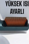 Saç Düzleştirici Fön Tarak Sıkı Dişli İyon Özelliği Şarjlı Taşınabilir