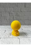 Sarı FIFA Topu Dekoratif Biblo 10cm Modern Masa Üstü Aksesuar