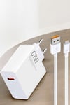 Şarj Aleti 67W Hızlı Şarj Turbo Type-C Uyumlu Şarj Adaptörü Kablosu