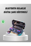 Şarj Kutulu Kablosuz Kulaklık Ergonomik Spor Seyahat Uyumlu Uzun Kullanım