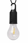 Şarjlı Aydınlatma Ampul Tasarımlı Ambians Işık Askılı Kamp Lambası