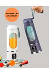 Şarjlı Blender – 12 Bıçaklı, 450 ml Kapasiteli, Taşınabilir Tip-C Mikser