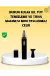 Şarjlı burun ve kulak kılı temizleme cihazı